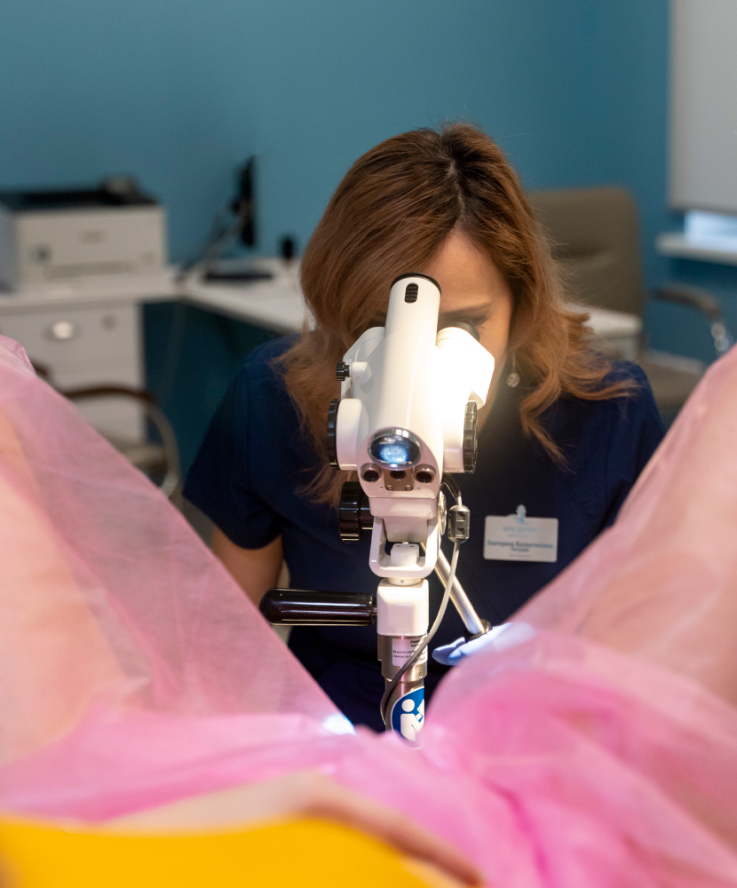 Biópsia de vagina na Presecor